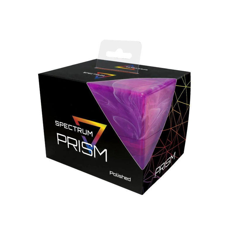 BCW: Spectrum Prism: Deck Box: Polished Charoite Purple (100)