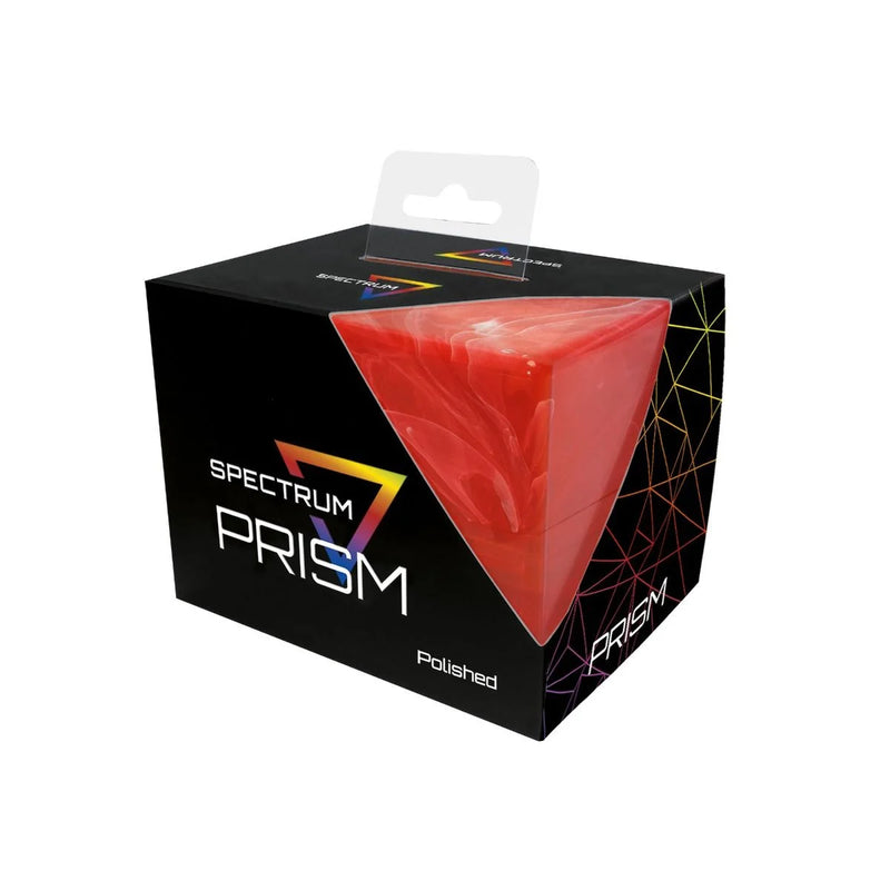 BCW: Spectrum Prism: Deck Box: Polished Carnelian Red (100)