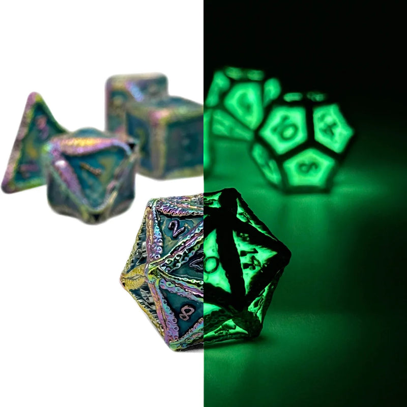 Norse Foundry 7 Die Metal RPG Pirate Dice Set: Secret Stash