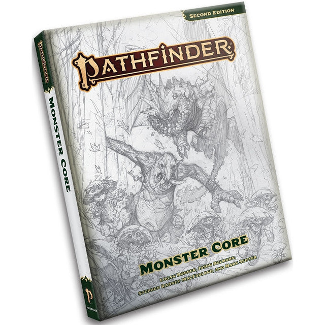 Pathfinder Second Edition - Monster Core Rulebook Sketch