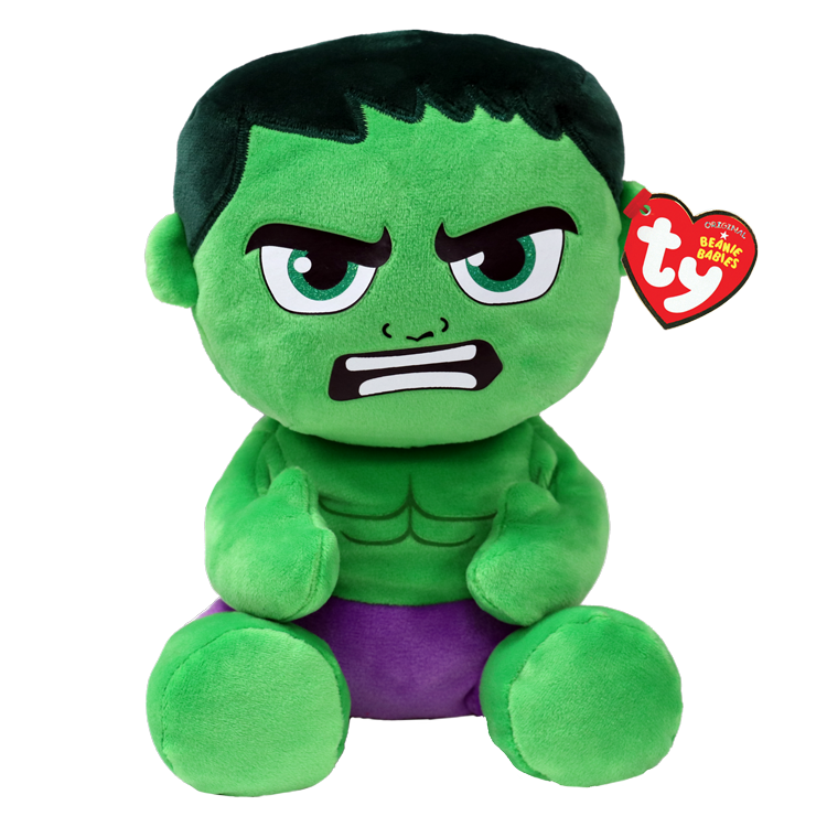 TY: Original Beanie Babies: Medium: Hulk (Marvel)