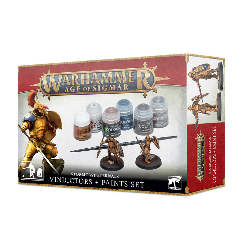 Warhammer Age of Sigmar: Stormcast Eternals: Vindicators + Paint Set