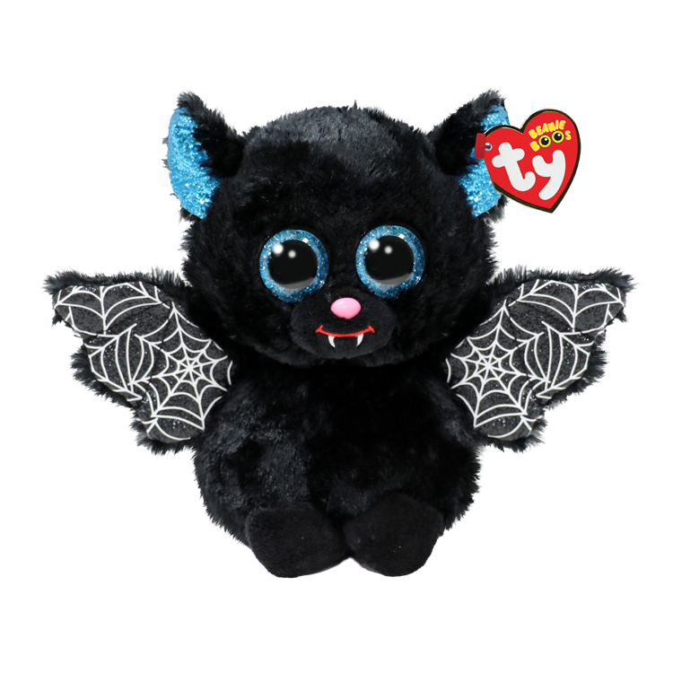 TY: Beanie Boos: Small: Batrick (Black Bat)