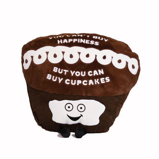 Punchkins: Pillow Plush Cupcake : "You Can't Buy Happiness But You Can Buy Cupcakes"