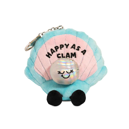 Punchkins: Bag Charm: "Happy as a Clam"