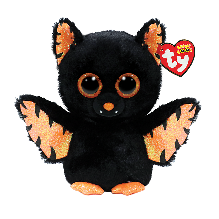 TY: Beanie Boos: Small: Mortimer (Black Bat)