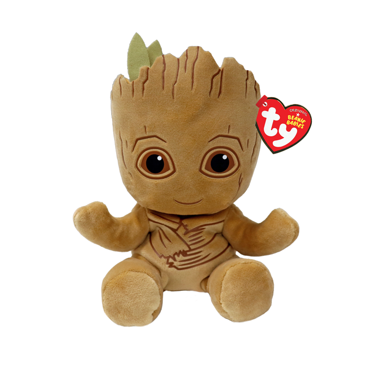 TY: Original Beanie Babies: Small: Groot (Marvel)