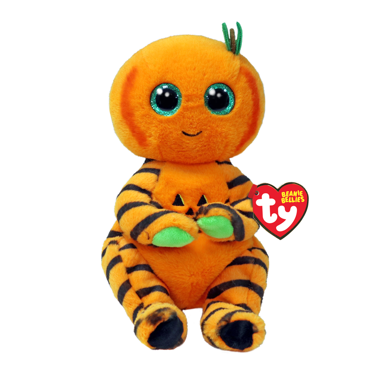 TY: Beanie Bellies: Small: Trickster (Orange Pumpkin)