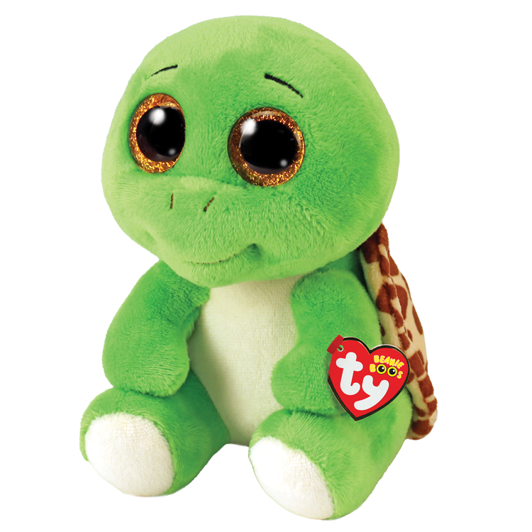 TY: Beanie Boos: Small: Turbo (Green Turtle)