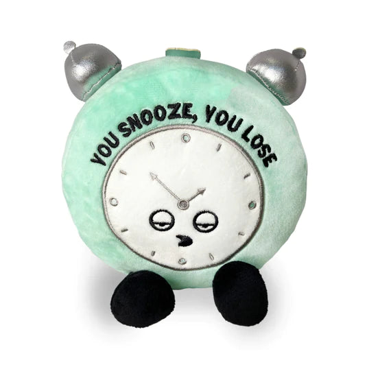 Punchkins: Plush Alarm Clock: "You Snooze, You Lose"