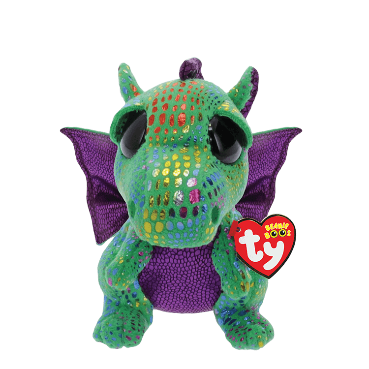 TY: Beanie Boos: Small: Cinder (Green Dragon)