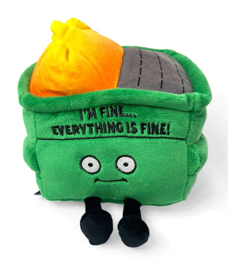 Punchkins: Plush Dumpster Fire: "I'm Fine... Everything is Fine"