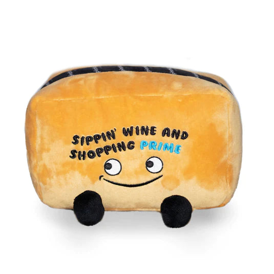 Punchkins: Plush Amazon Box: "Sippin' Wine and Shopping Prime"