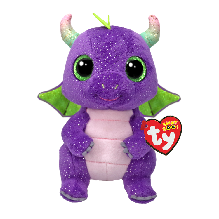 TY: Beanie Boos: Small: Daphne (Purple Dragon)