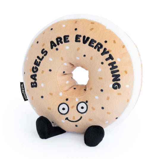 Punchkins: Plush Bagel: "Bagels are Everything"