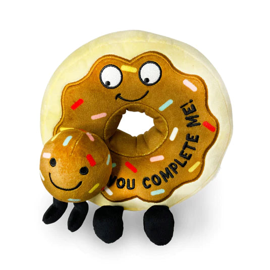 Punchkins: Plush Donut: "You Complete Me"