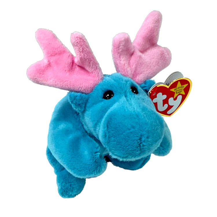 TY: Beanie Baby: Hudson (Blue Moose)