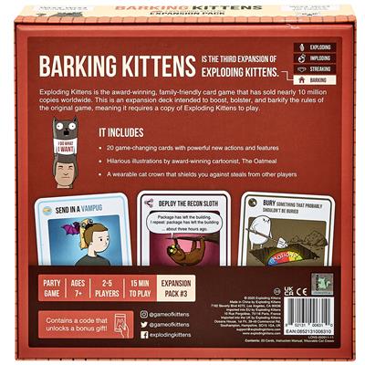Exploding Kittens Expansion: Barking Kitten