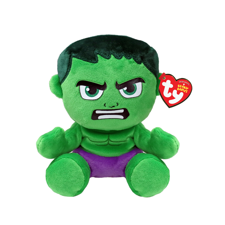 TY: Original Beanie Babies: Small: Hulk (Marvel)