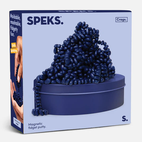 Speks: Matte Crags: Magnetic Putty: Indigo