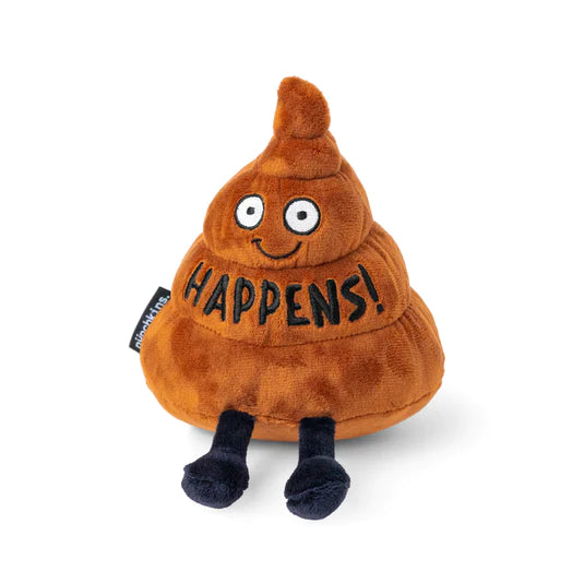 Punchkins: Plush Poop Emoji: "Happens!"