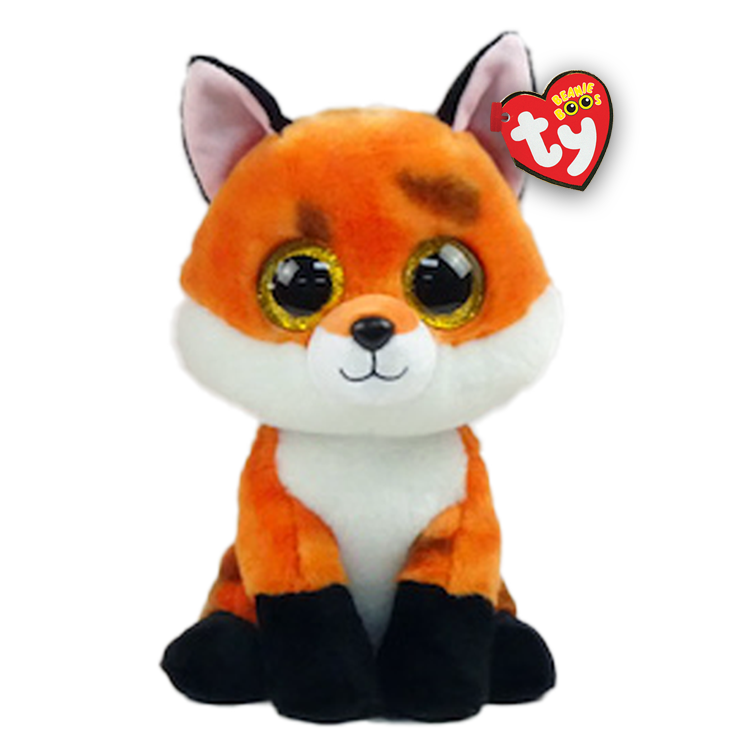 TY: Beanie Boos: Medium: Meadow (Orange Fox)