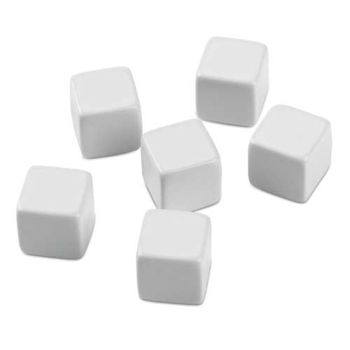 Blank White Dice