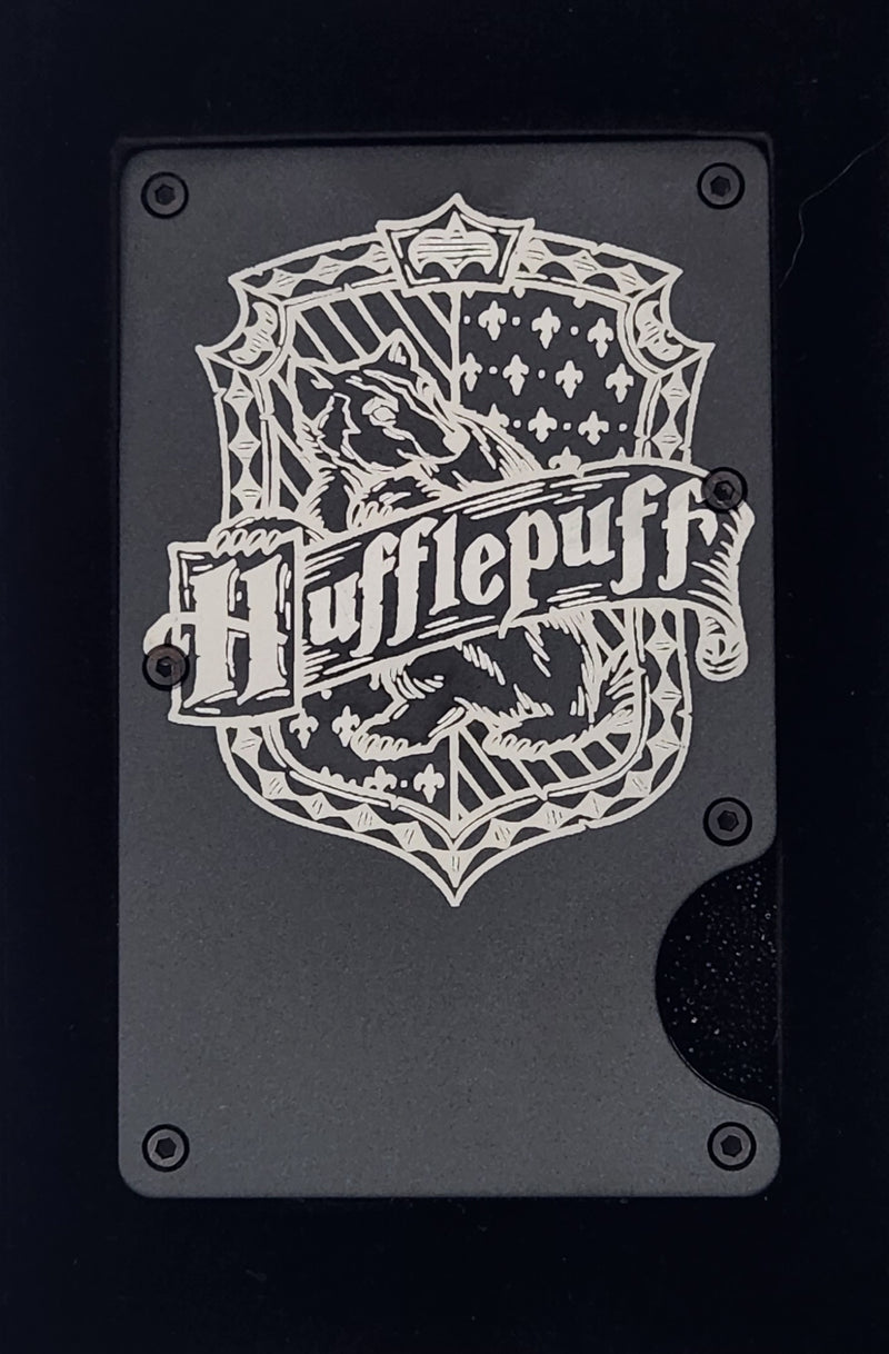 Wallet Metal: Hufflepuff