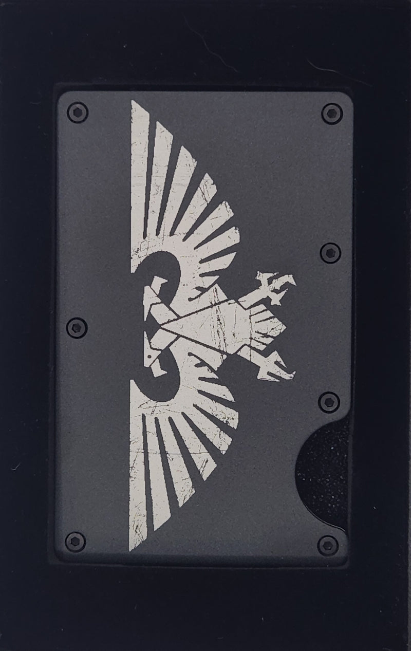 Wallet Metal: Warhammer Logo