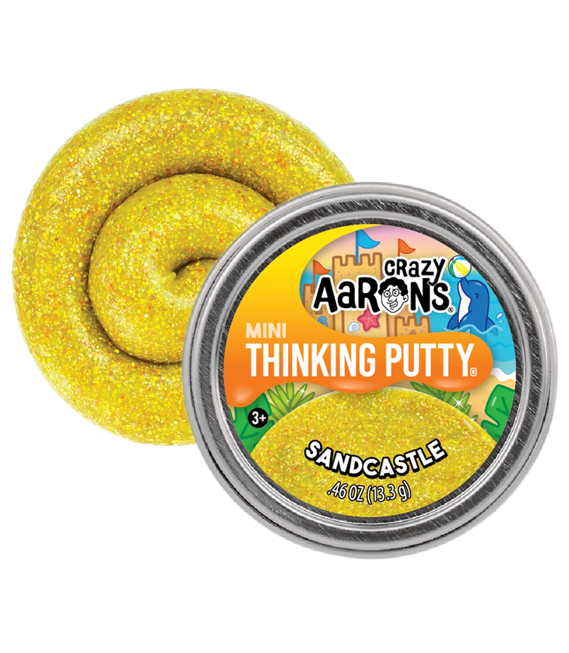 Crazy Aaron's - Mini Tin- Sandcastle Thinking Putty