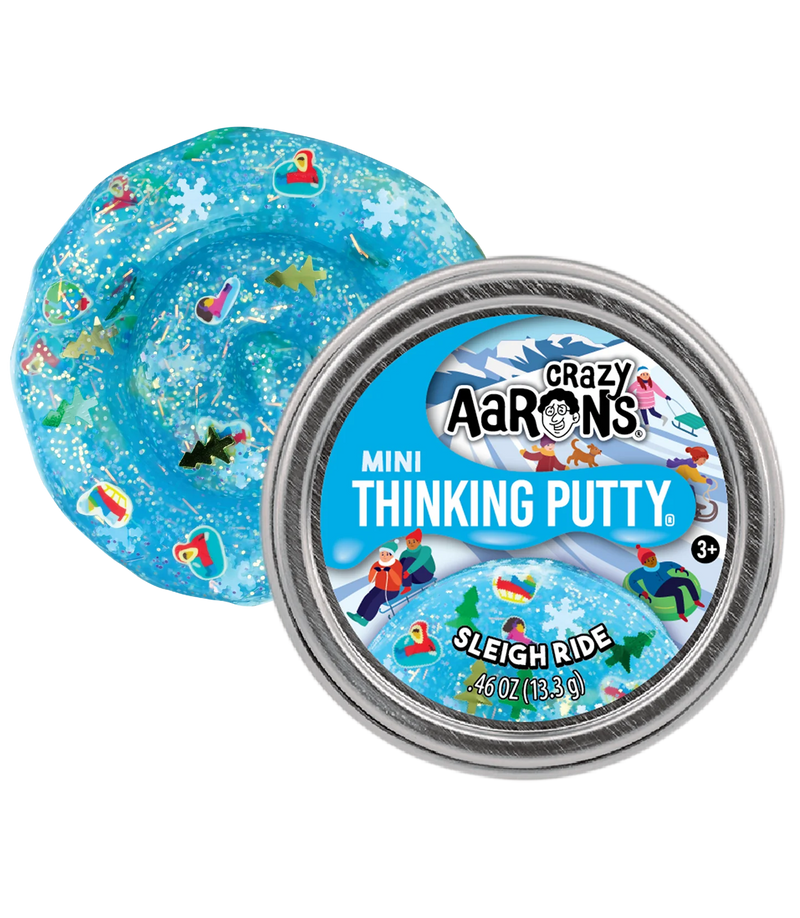 Crazy Aaron's - Mini Tin- Sleigh Ride Thinking Putty