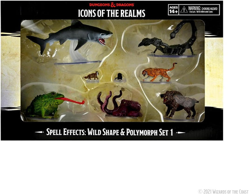 D&D Icons of the Realms: Spell Effects: Wild Shape & Polymorph Set 1