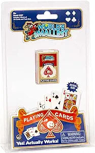 World's Smallest: Playing Cards