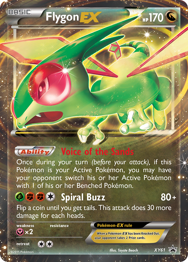 Flygon EX (XY61) [XY: Black Star Promos]