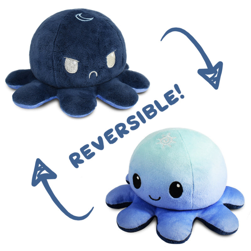 Reversible Octopus Plushie: Day/Night