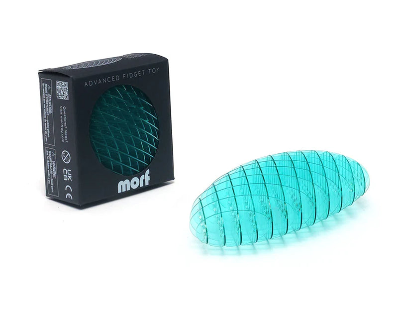 Cyan Morf Fidget Worm - Large