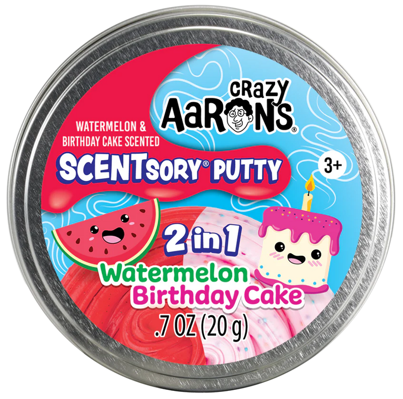 Crazy Aaron's - Scentsory - 2 in 1 Watermelon & Birthday Cake