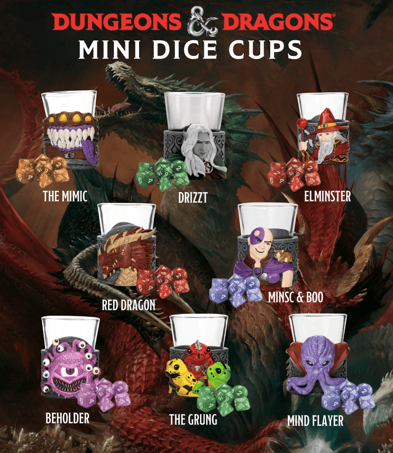 Dungeons & Dragons: Mini Mystery Dice Cups