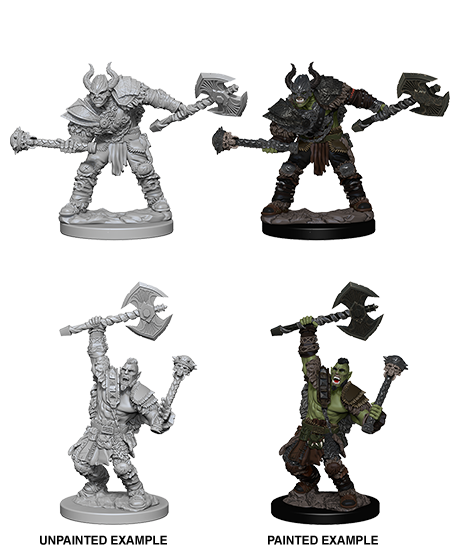 Wizkids: Pathfinder Deep Cuts: Half-Orc Male Barbarian