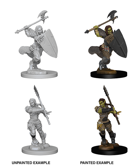 Wizkids: Pathfinder Deep Cuts: Half-Orc Female Barbarian