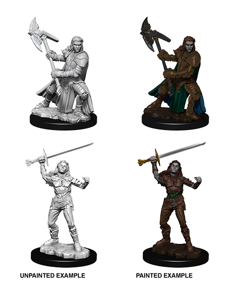 Wizkids: Nolzur's Marvelous Miniatures: Half-Orc Fighter