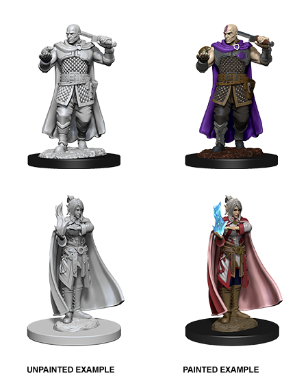 Wizkids: Nolzur's Marvelous Miniatures: Human Ranger & Moon Elf Sorcerer