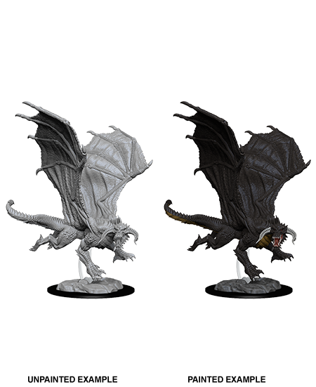 Wizkids: Nolzur's Marvelous Miniatures: Young Black Dragon