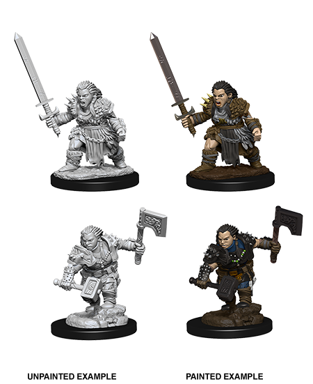 Wizkids: Deep Cuts: Female Dwarf Barbarian