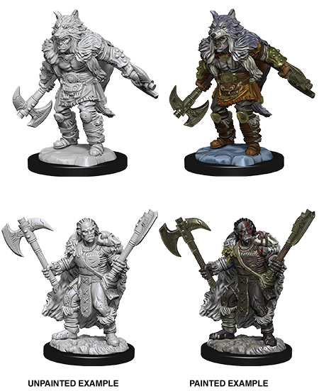 Wizkids: Nolzur's Marvelous Miniatures: Half-Orc Barbarian