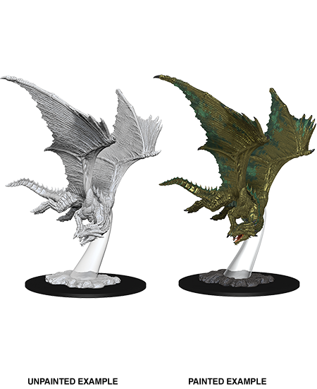 Wizkids: Nolzur's Marvelous Miniatures: Young Bronze Dragon