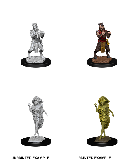 Wizkids: Nolzur's Marvelous Miniatures: Satyr & Dryad