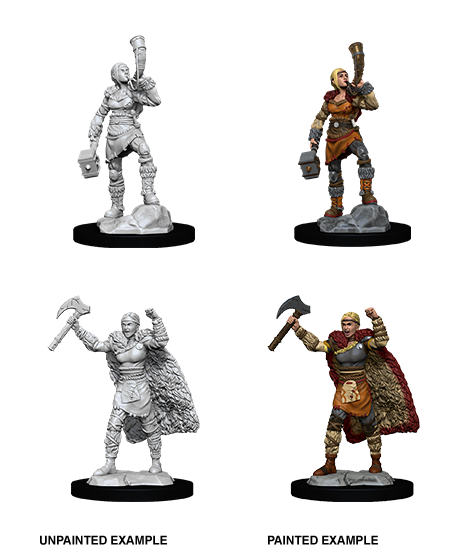 Wizkids: Nolzur's Marvelous Miniatures: Human Barbarian