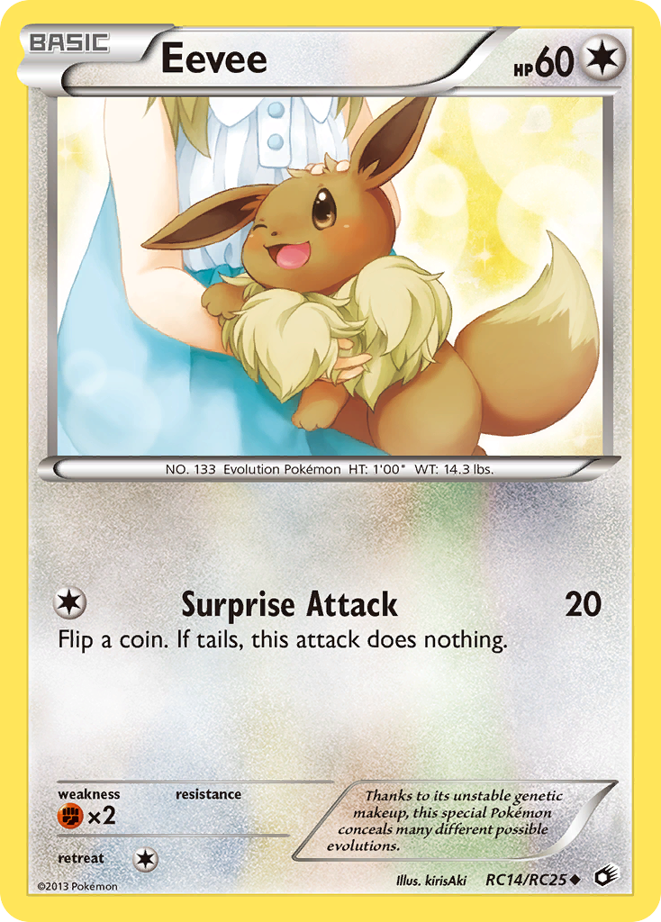 Eevee (RC14/RC25) [Black & White: Legendary Treasures]