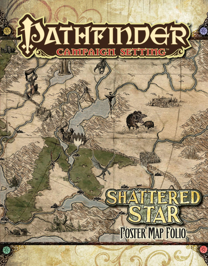 Pathfinder Campaign Setting - Shattered Star Poster Map Folio